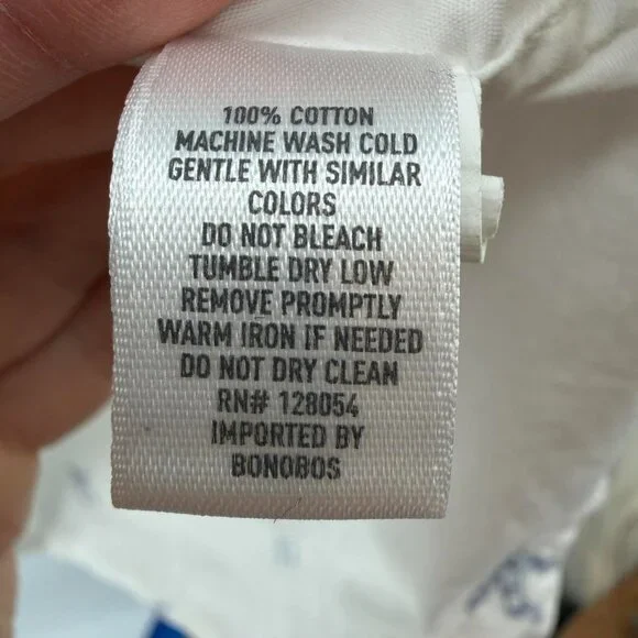 Bonobos Long Sleeve Button Down Astronaut L - Picture 3 of 7